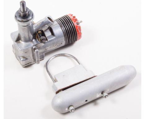 McCOY 40 glow engine and MARINE diesel accessories in box