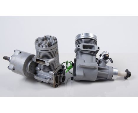 Two R/C glow WEBRA 61 geared no carb and MDS 68 new no silencer.