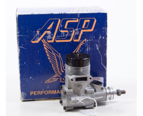 Two engines, .276 BULLET Sparky (broken lug) and ASP 61 ABC R/C, NIB (2)