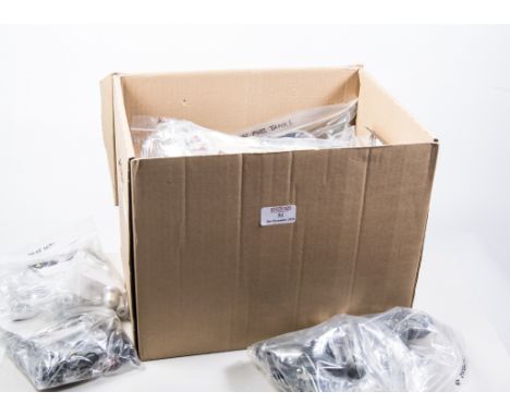 Box containing engine mounts, silencers, fuel tanks, engine test stand, carbs and engine spares