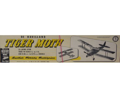 MERCURY TIGER MOTH 33" scale FF kit