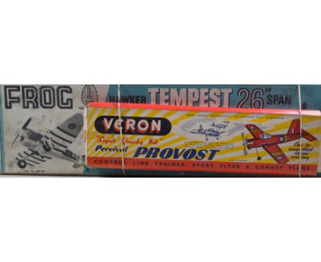 Two scale CL kits; FROG TEMPEST and VERON PROVOST (2)