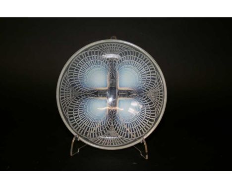 LALIQUE COQUILLES BOWL a small opalescent bowl in the Coquilles design. Moulded mark, R Lalique. 6 1/4ins (16cms) diameter