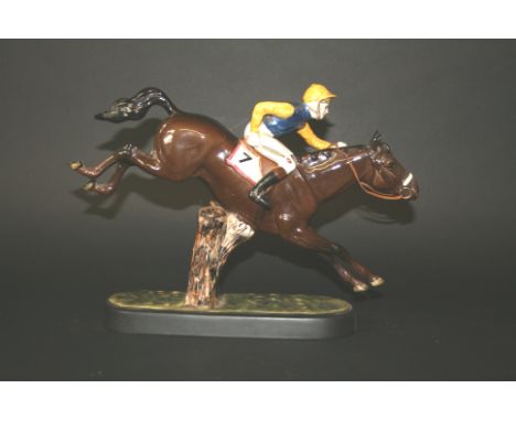 BESWICK STEEPLECHASER Model Number 2505, designed by Graham Tongue and introduced from 1975. 8 1/2ins (21.5cms) high