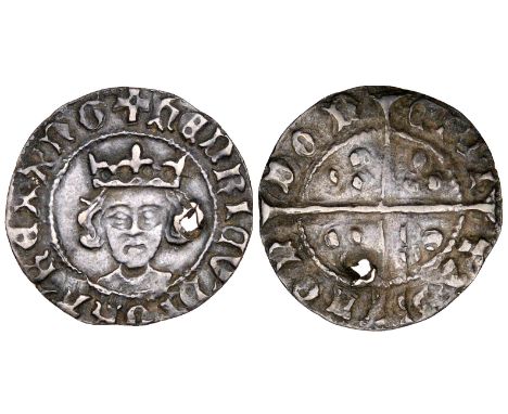 *Henry VI Restored, penny, London, m.m. Restoration cross, 0.77g (N. 1622; S. 2087), pierced in field with a punch but with a