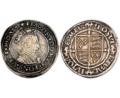 *Edward VI (1547-53), First Period (1547-49), pattern shilling, 1547, in fine silver, m.m. arrow on reverse, obv., crowned bu