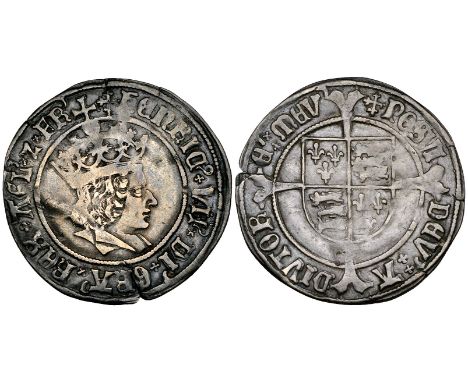 Henry VII, Profile groats (2), Regular issue, m.m.’s cross crosslet, pheon, 3.07 and 2.82g (N. 1747; S. 2258), both  creased 