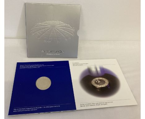 2000 Minted at the Dome, £5 The Millennium coin presentation pack from the Royal Mint.  