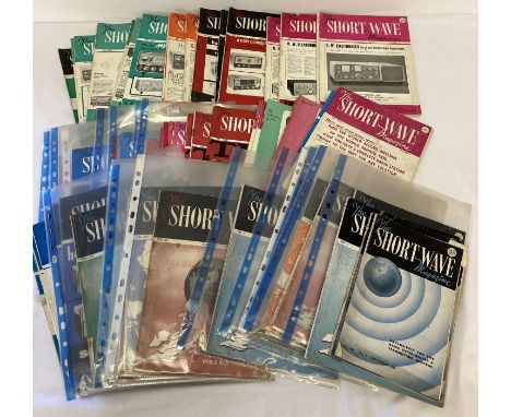 A collection of vintage The Short Wave Magazine, dating from the 1940's, 50's, 60's and 70's.  64 issues in total. 