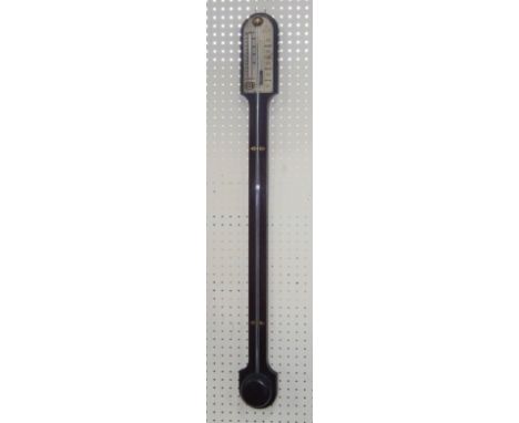 A 20thC mahogany stick barometer, by I Blatt, Brighton, 90cm long.