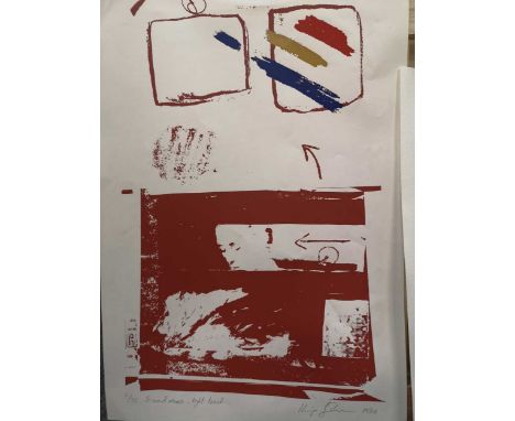 Twelve screenprints to include: Second Moves Light Touch, signed, 6/25, 1974 Baby Grand, signed, 2/19, 1975 Sand Painting, si