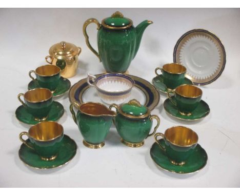 A Royal Copenhagen Vase and various porcelain including Carltonware etc