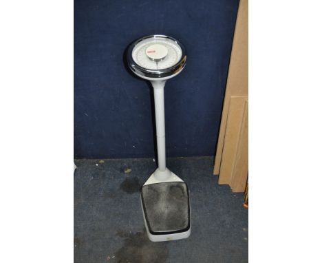 A SECA PEDESTAL BODY SCALE height 82cm