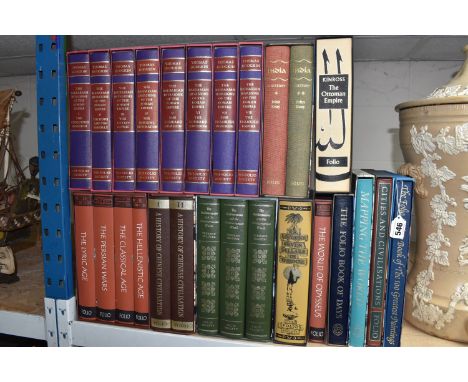 THE FOLIO SOCIETY, Twenty-six Historical titles comprising Hodgkin; Thomas, The Barbarian Invasions Of The Roman Empire in ei