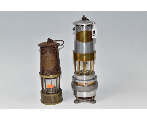 A NAYLOR SPIRALARM FIREDAMP ALARM, Type M, by J.H. Naylor Ltd., Wigan, not tested, appears in good condition, height excludin