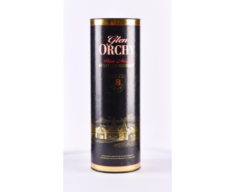 Glen Orchy 8 Years Pure Malt Scotch Whisky Scotland Füllstand normal, Etikett guter Zustand, 0,7 l, in original Verpackung