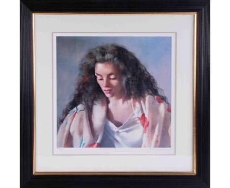 Robert Lenkiewicz (1941-2002) 'Study of Anna' signed limited edition print 509/750, with certificate of authenticity, 36cm x 