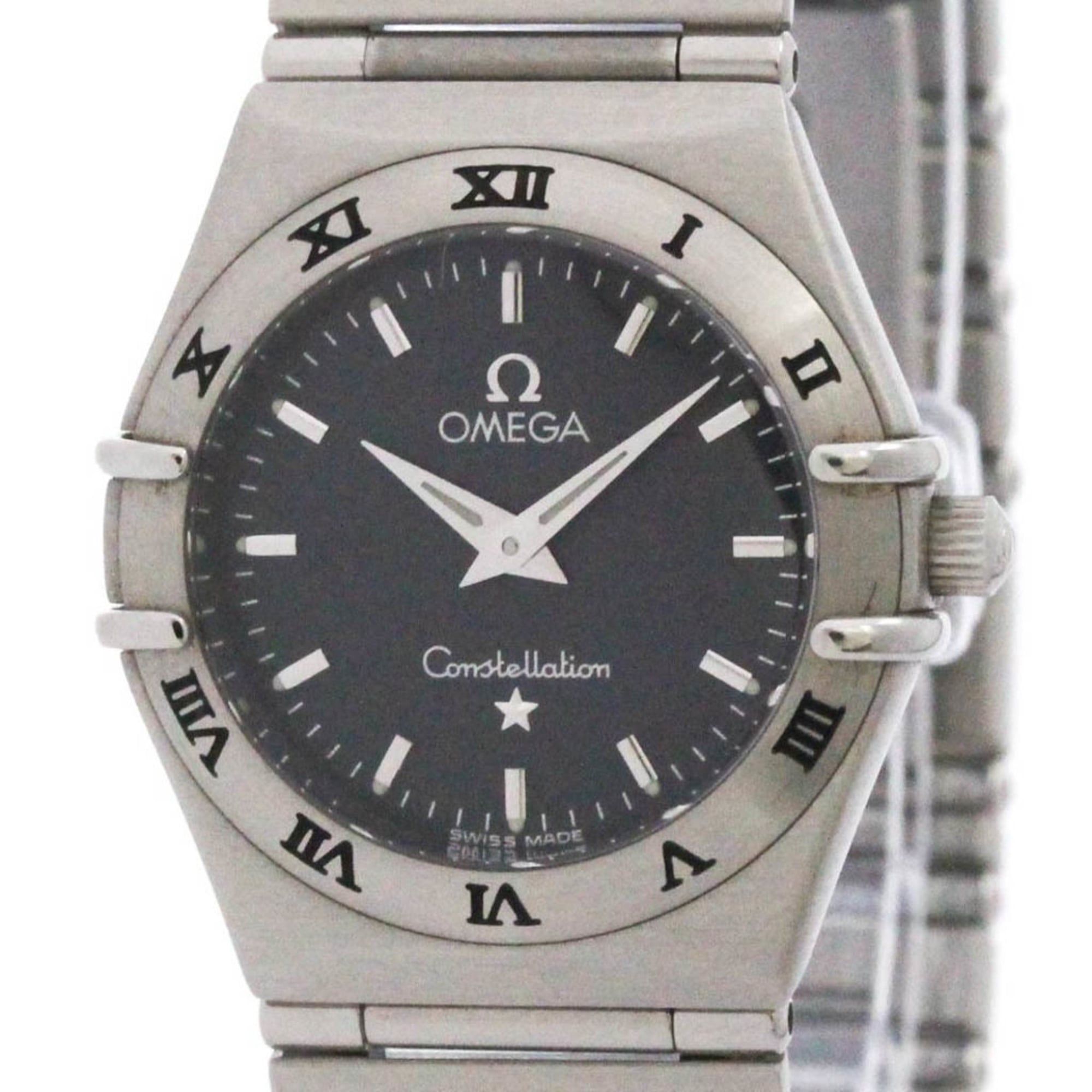 OMEGA Constellation Steel Quartz Ladies Watch 1572.40 Polished