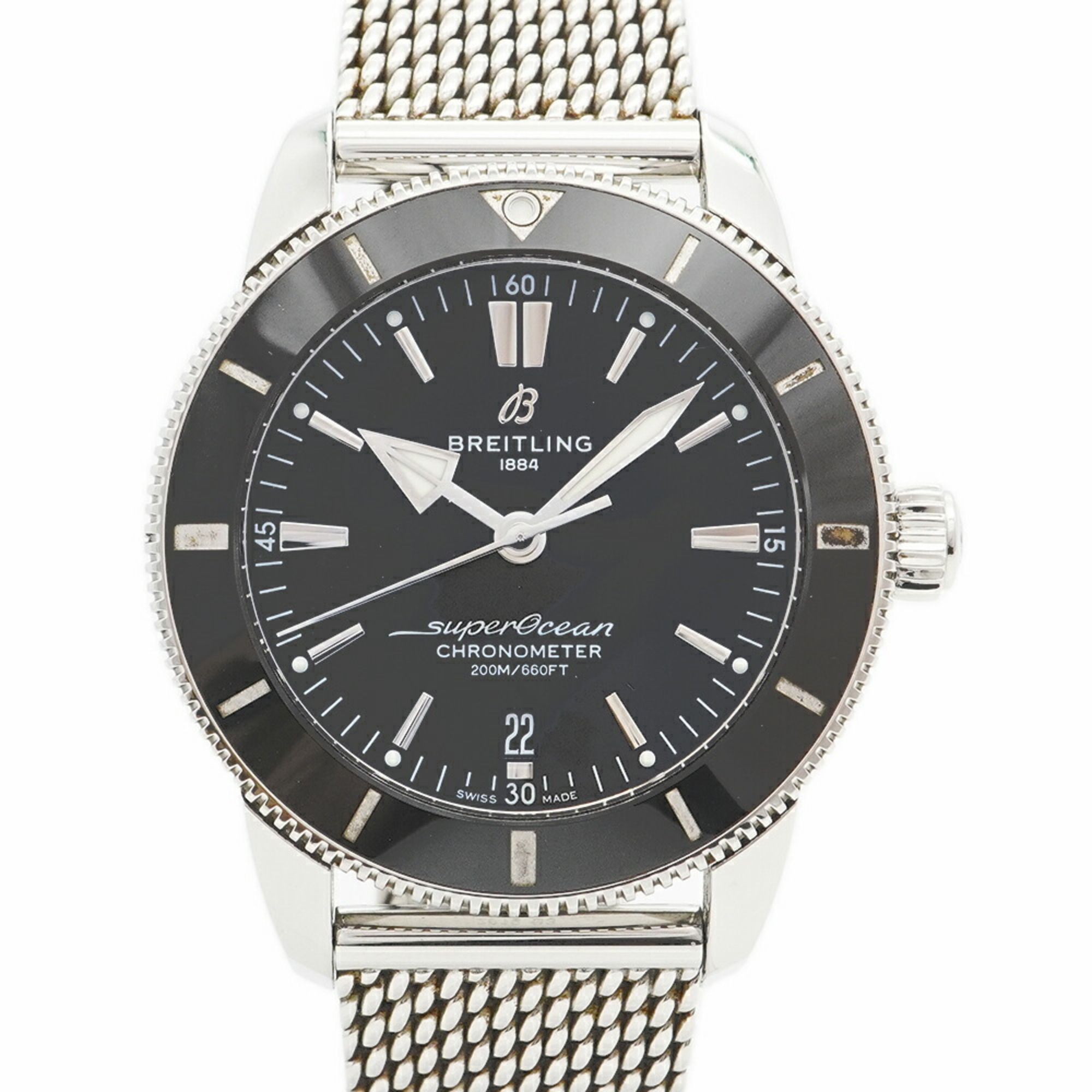 Breitling Superocean Heritage AB2030 Black Dial Men's Watch