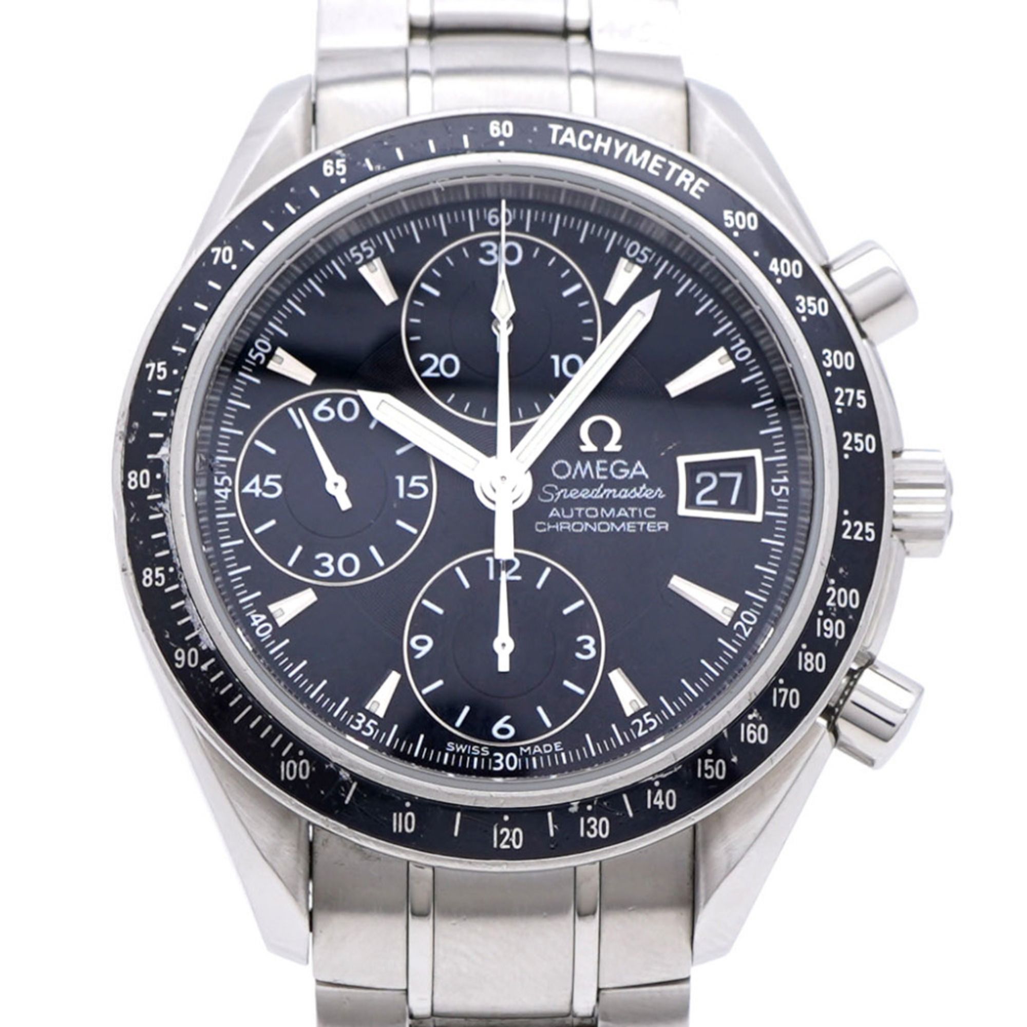 Omega Speedmaster Date 3210.50 Automatic Watch Stainless Steel Black Dial 0190OMEGA Men's