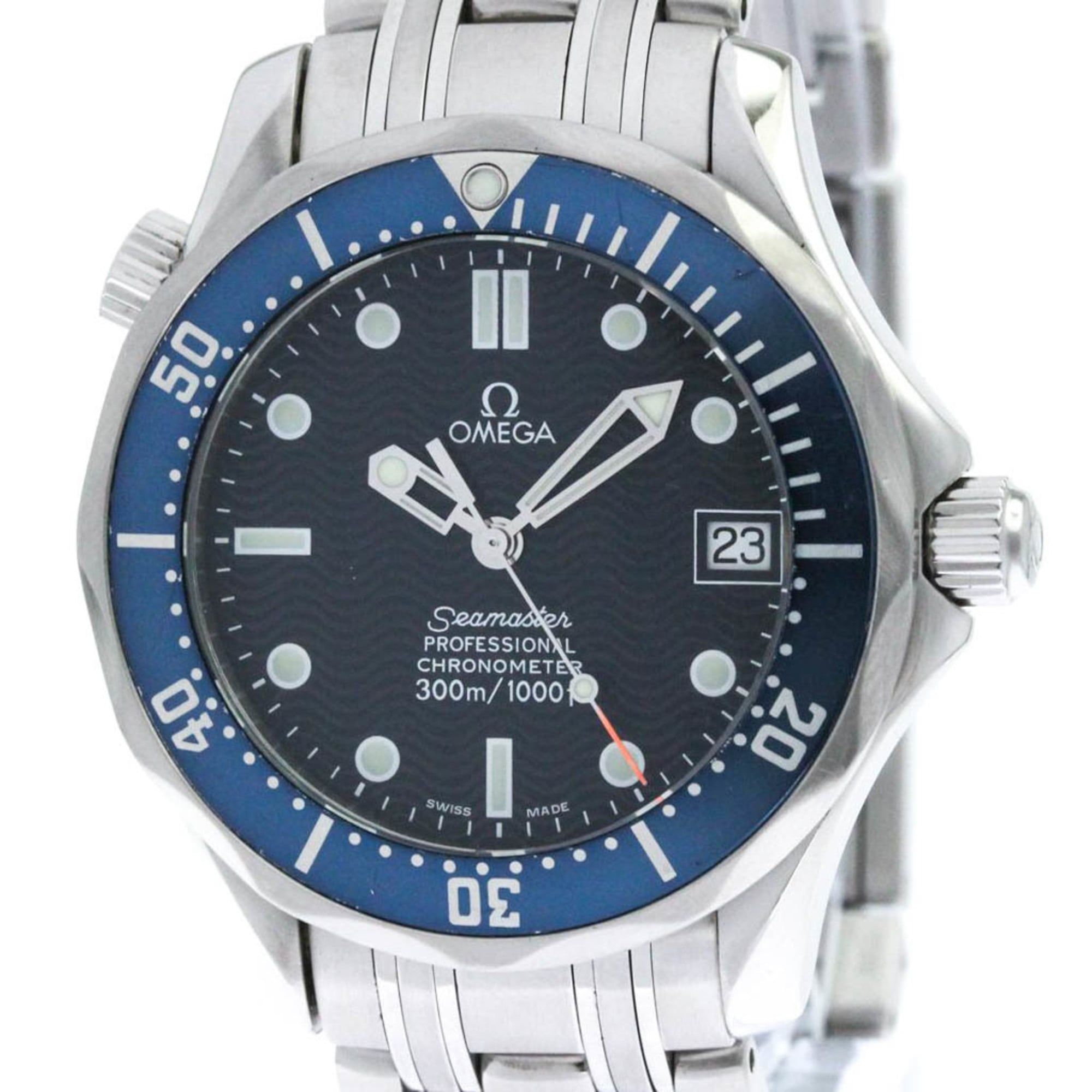 OMEGA Seamaster Professional 300M Mid Steel Size Watch 2551.80 Polished