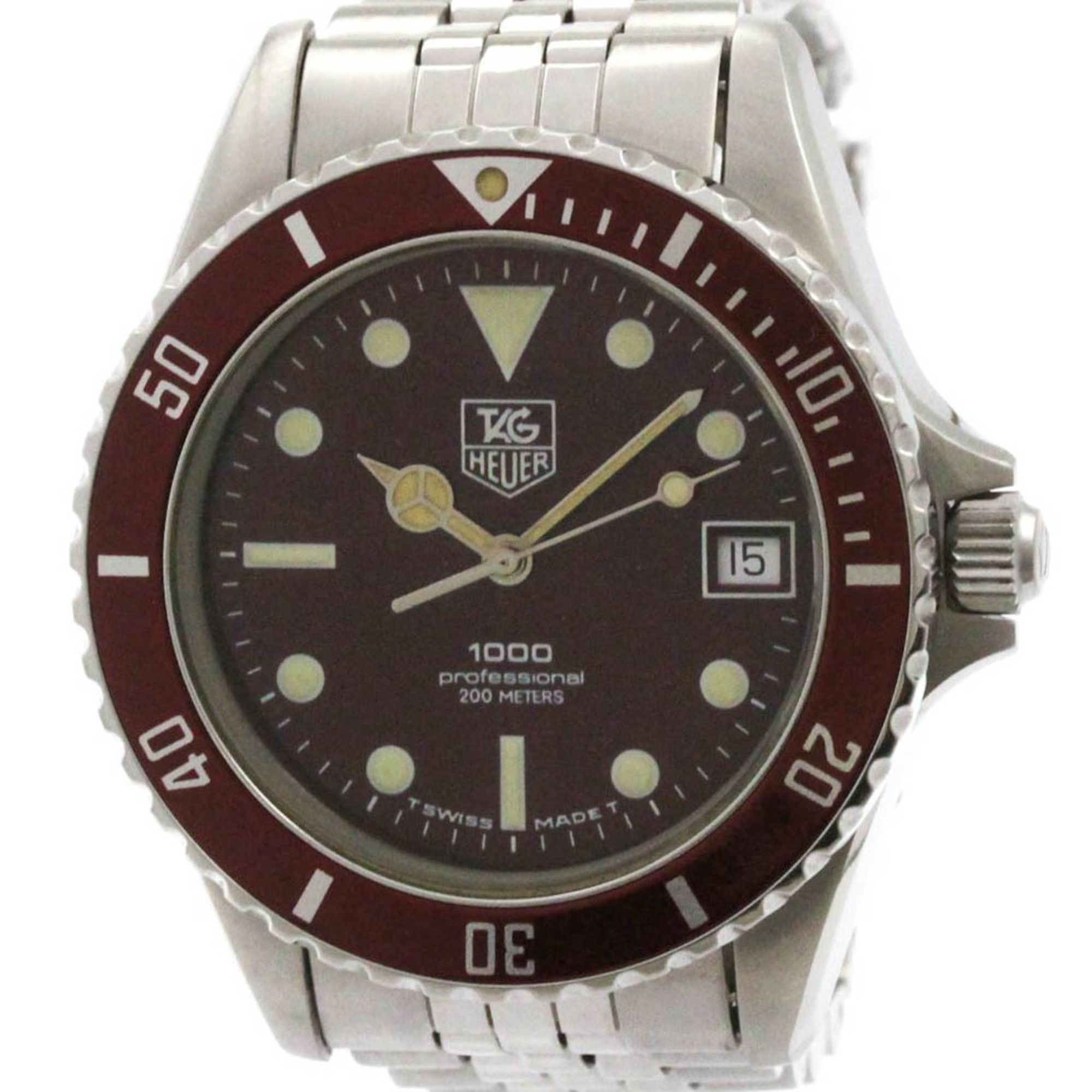 TAG HEUER 1000 Professional Steel Quartz Mens Watch 980.913