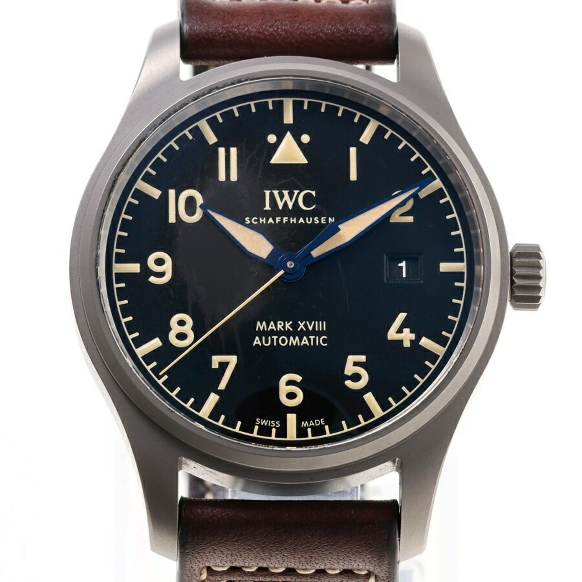 International Watch Company IWC Pilot's Mark 18 Heritage IW327006 Black Automatic A-158918
