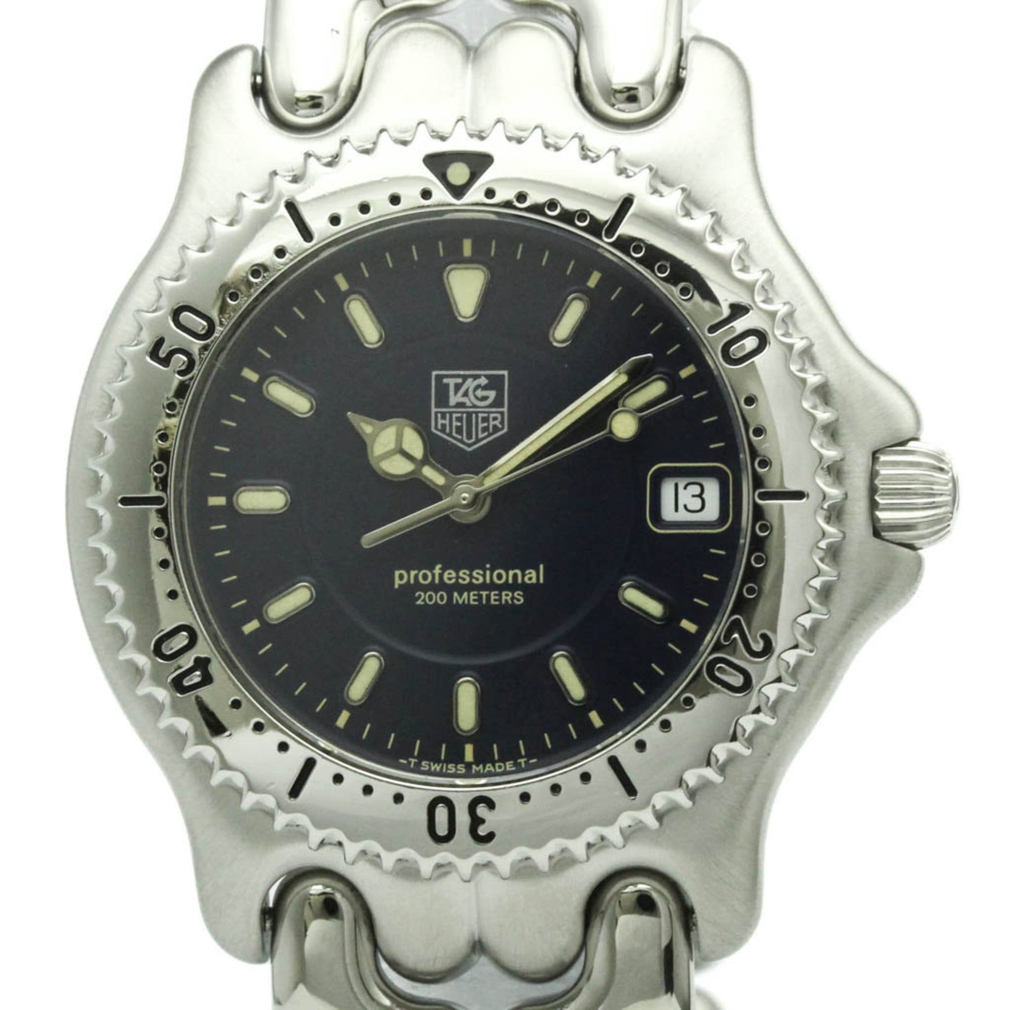 TAG HEUER Sel Professional 200M Steel Quartz Mens Watch WG1117 Polished