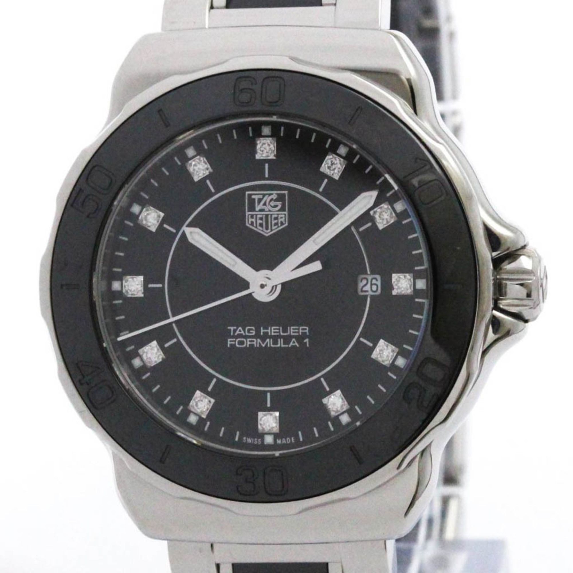 TAG HEUER Formula 1 Quartz Diamond Ceramic Steel Ladies Watch WAH1314