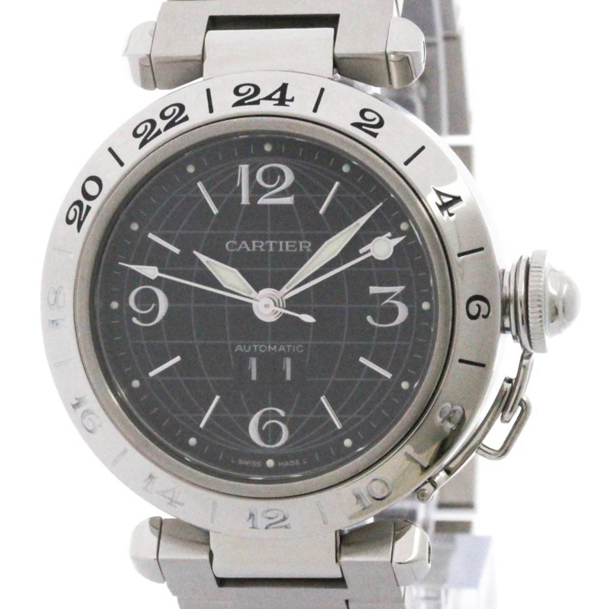 CARTIER Pasha C Meridian Big Date Unisex Watch W31049M7 Polished