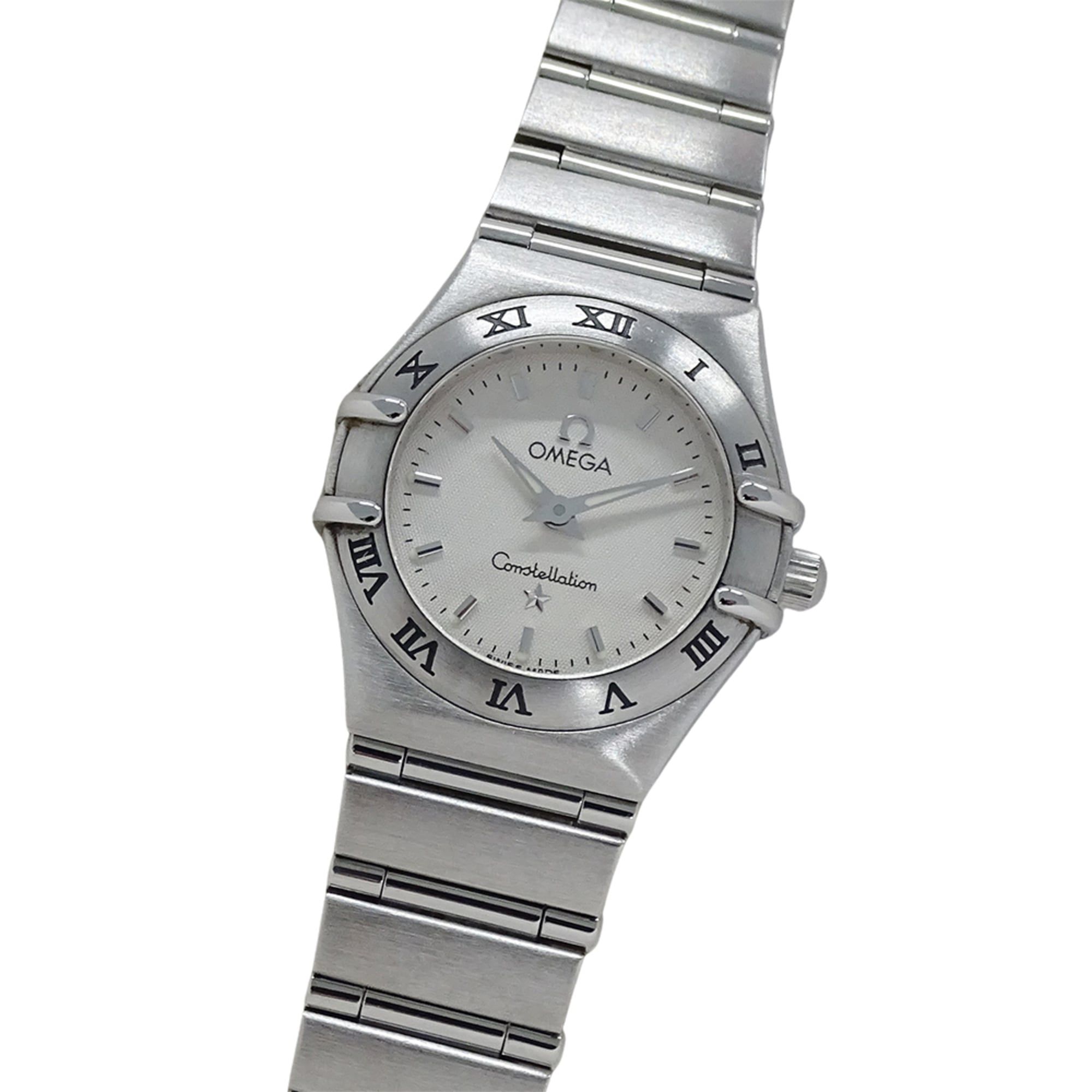OMEGA Constellation Mini 1562.30 Women's Quartz Watch, Stainless Steel, Polished Silver