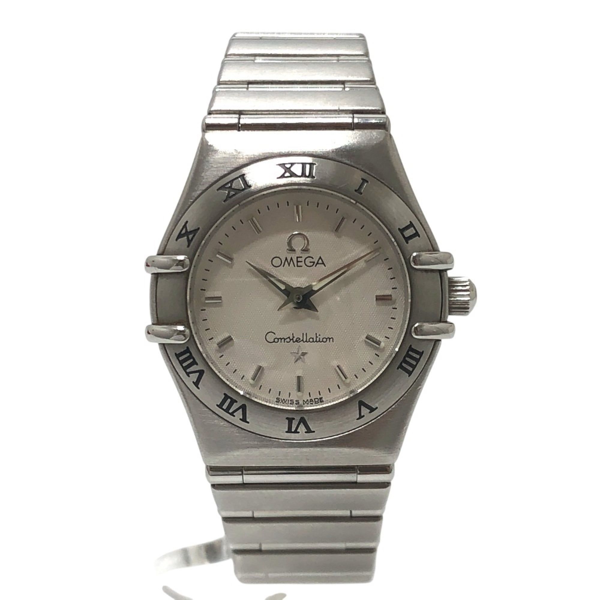 OMEGA 1572.3 Constellation Quartz Watch, Stainless Steel, Women's, Silver