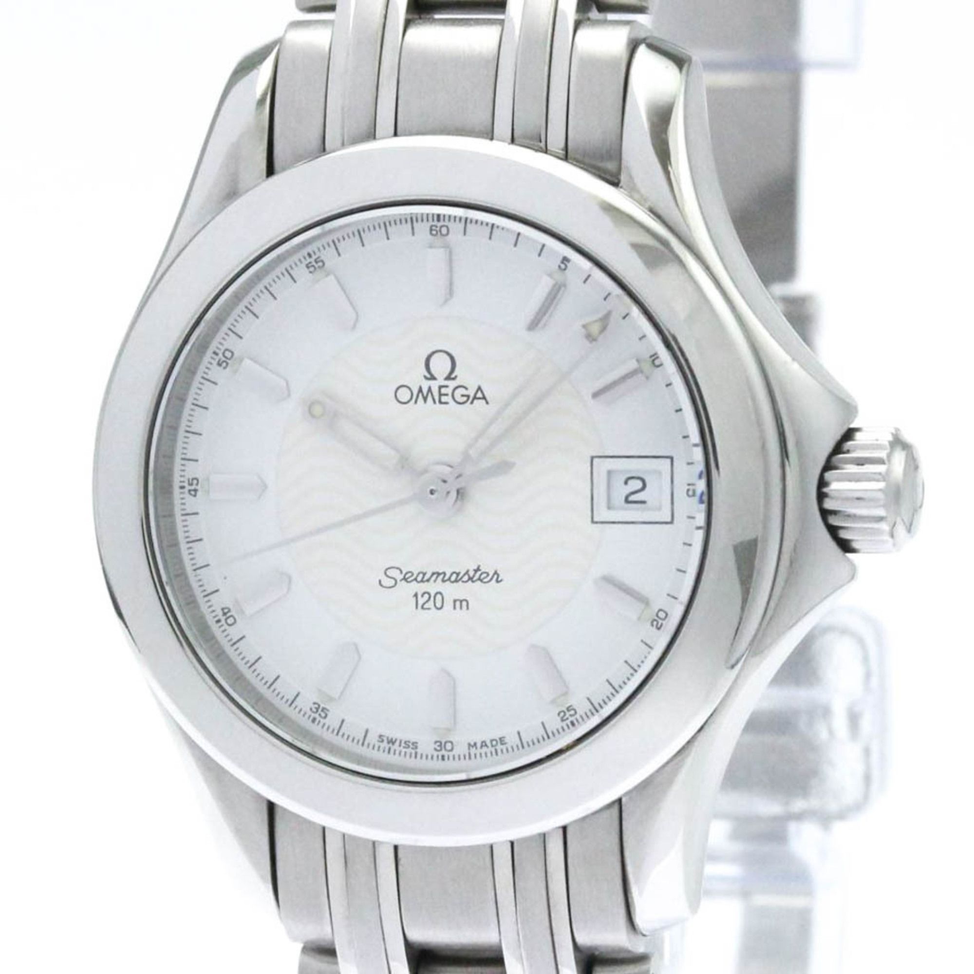OMEGA Seamaster 120M Steel Quartz Ladies Watch 2571.21Polished