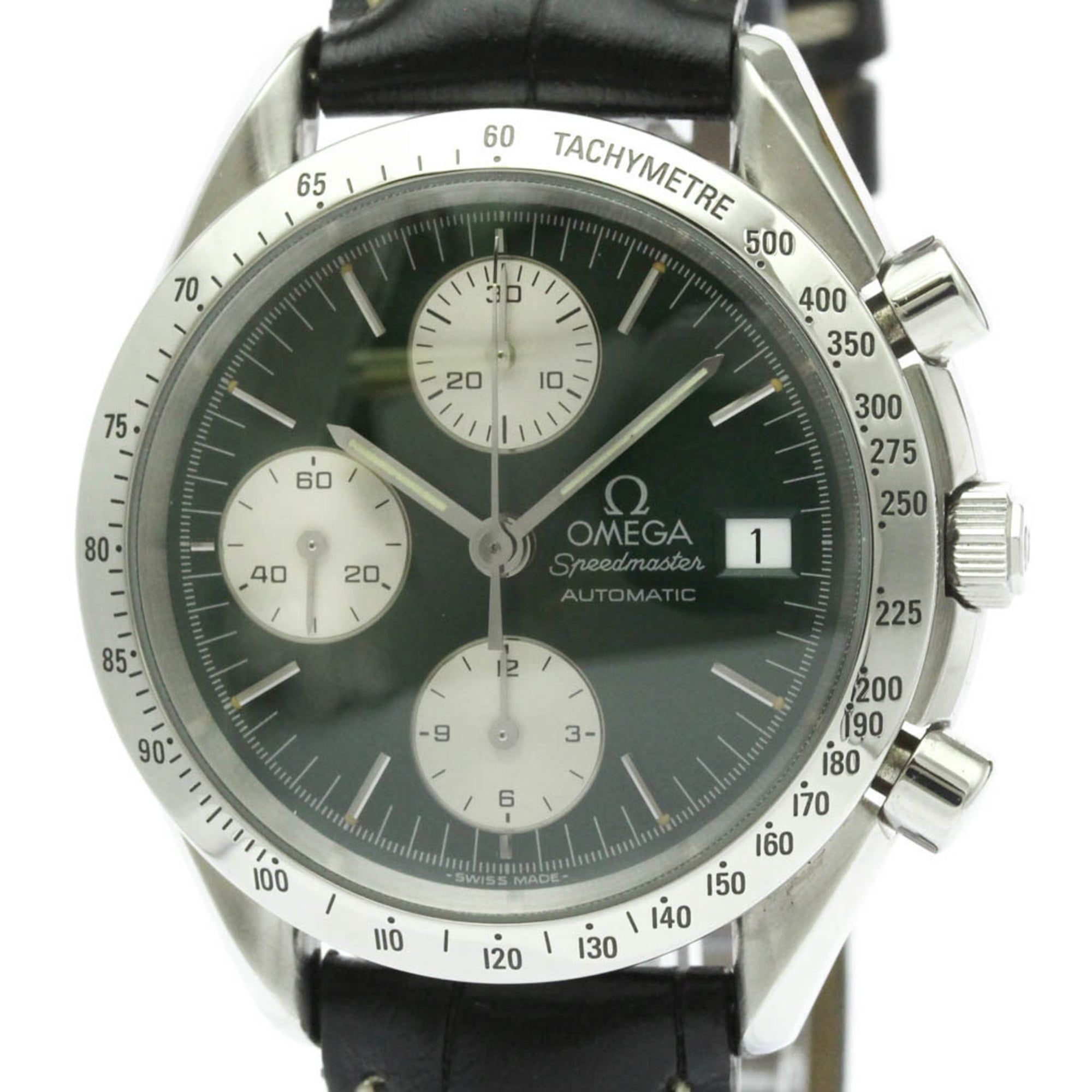 OMEGA Speedmaster Date Steel Automatic Mens Watch 3811.70.26