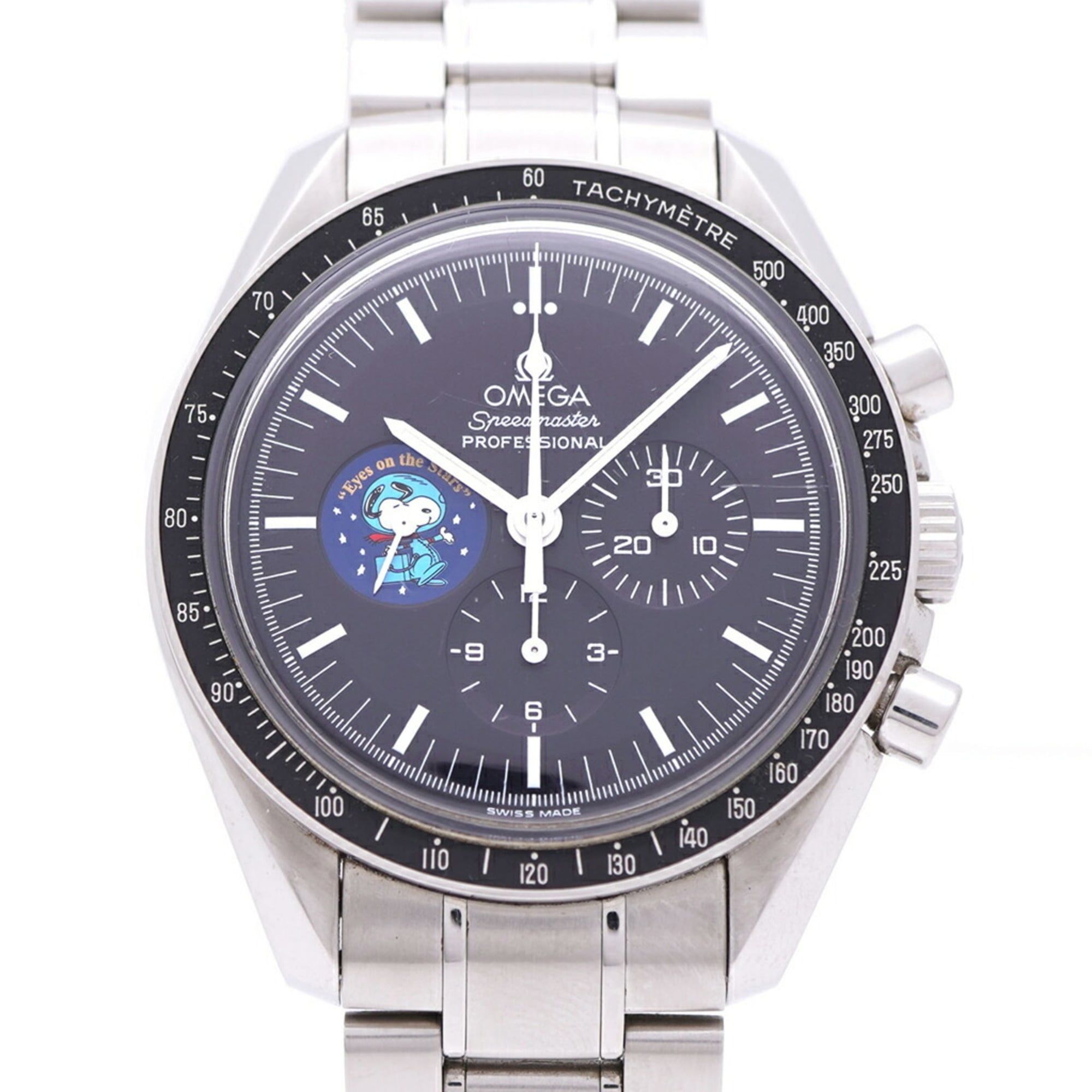 OMEGA Speedmaster Snoopy Award Limited to 5,441 pieces worldwide Hand-wound watch Black dial 1144-12