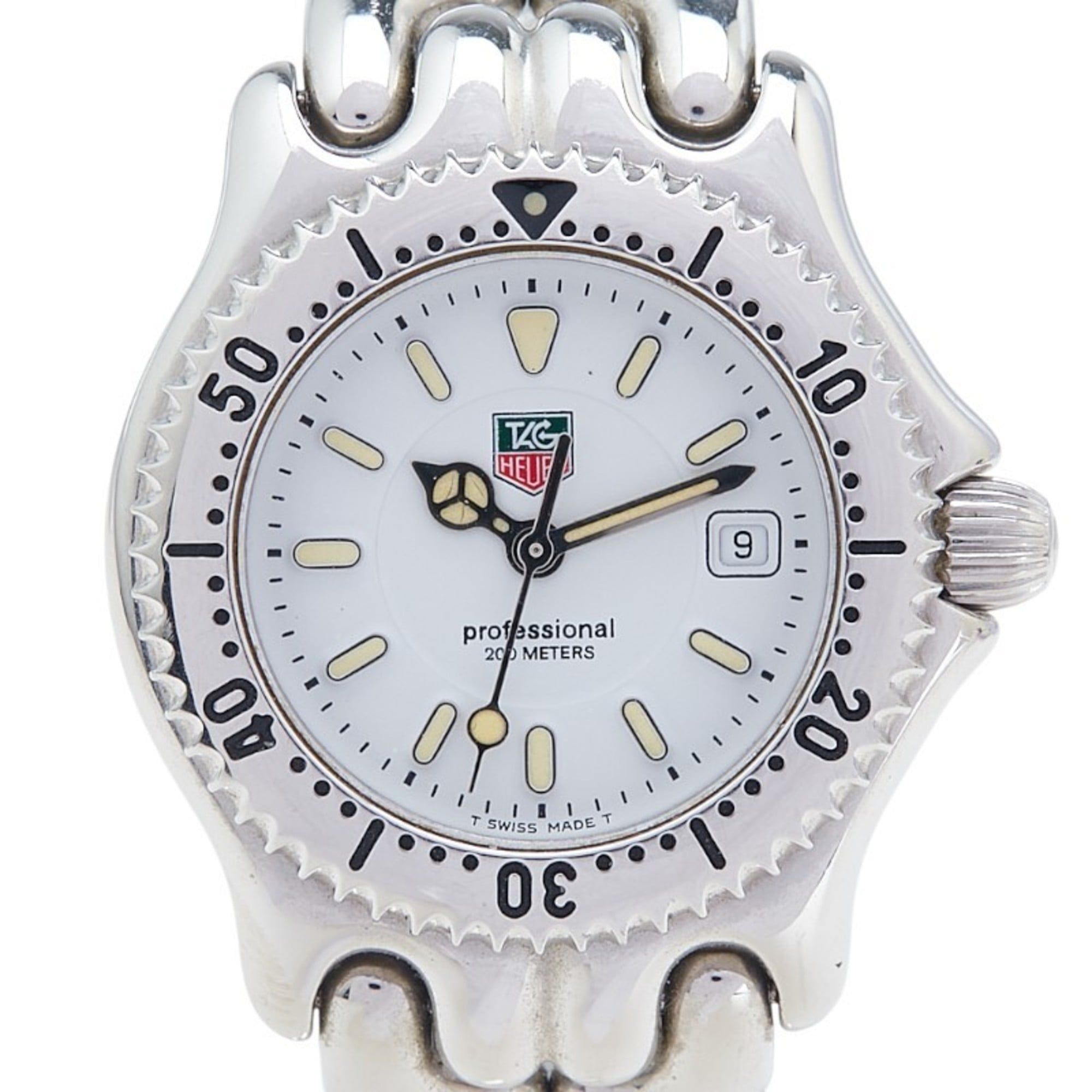 TAG Heuer Cell Watch WG1310-2 Quartz White Dial Stainless Steel Women's HEUER