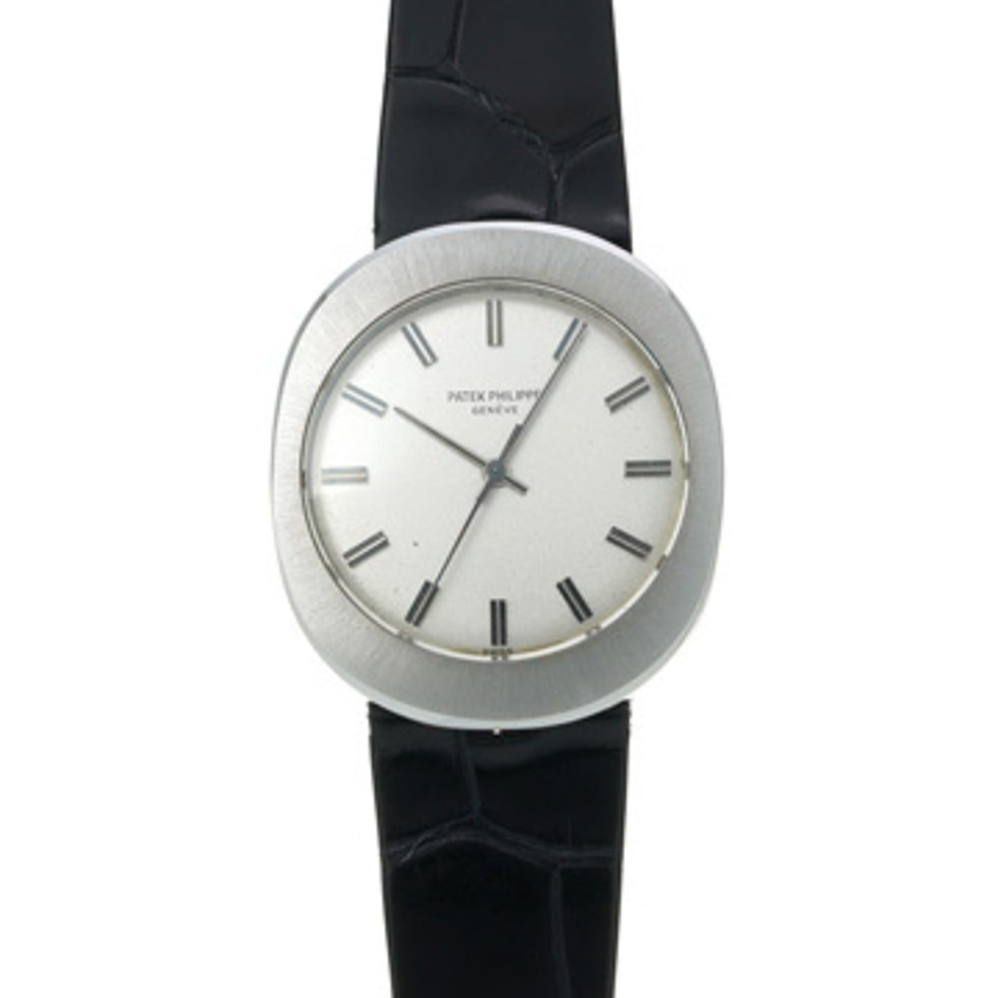 Patek Philippe Automatic Antique 3580A Silver Men's Watch Self-Winding