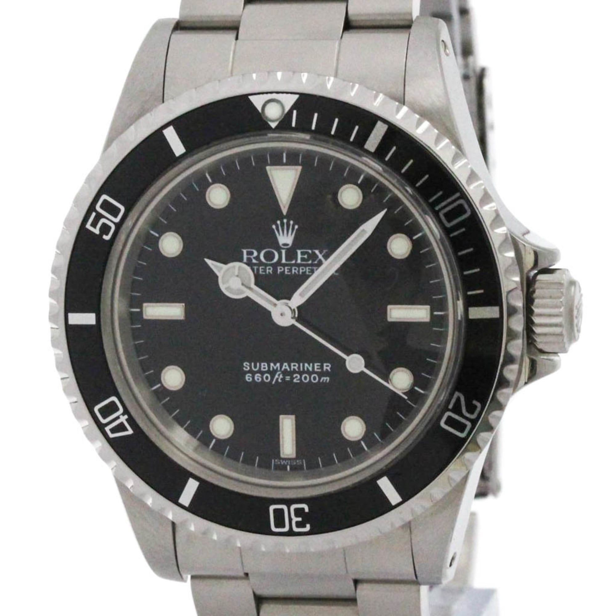 ROLEX Submariner 5513 L Serial Stainless Steel Automatic Watch