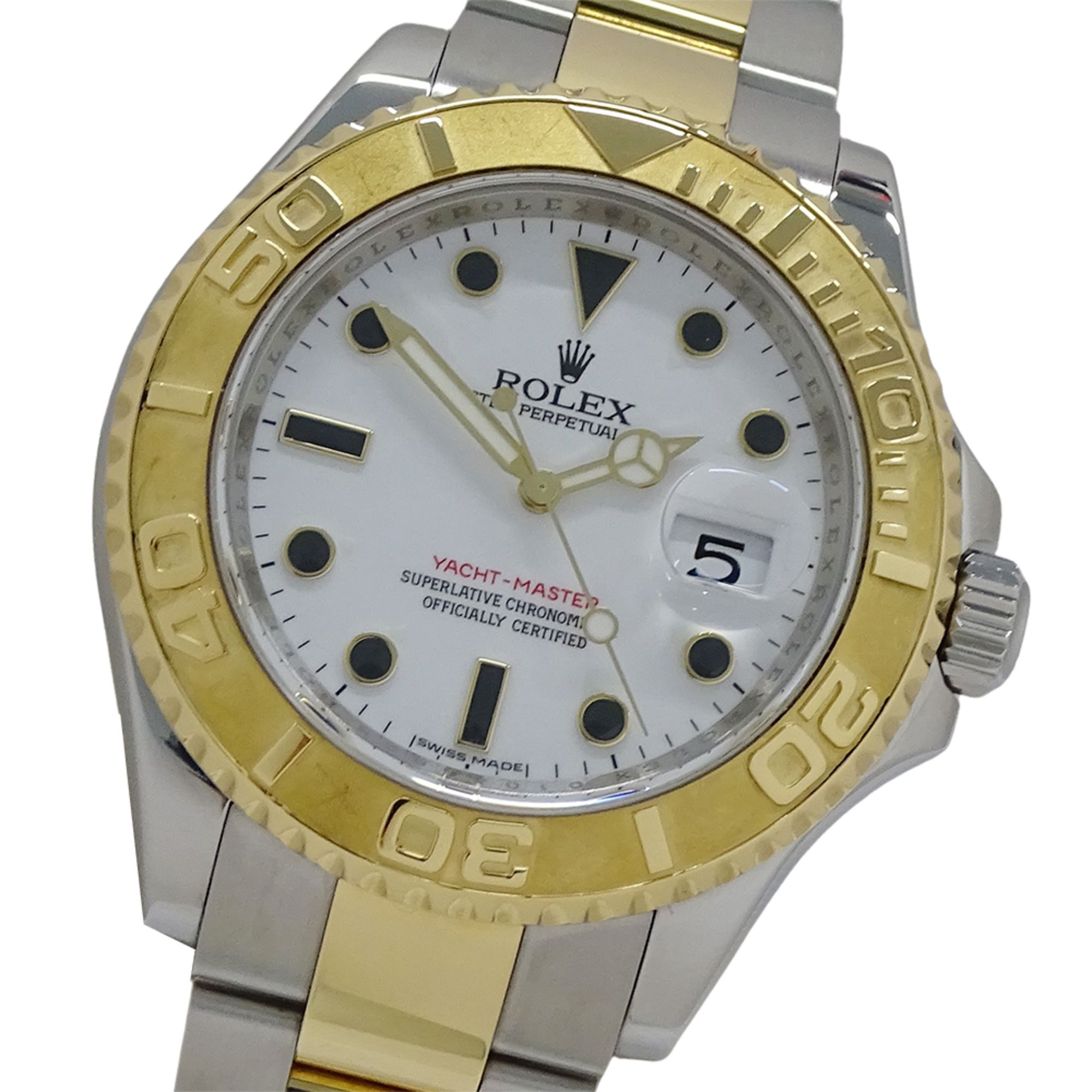 Rolex ROLEX Yacht-Master 16623 Random Number Men's Watch Brand Date Automatic AT Stainless Steel SS