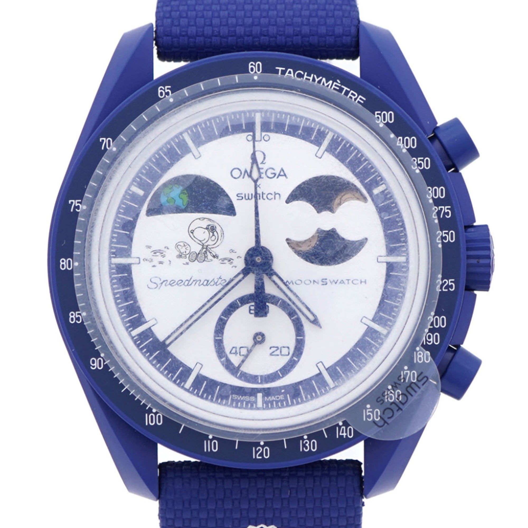 Unused Omega x Swatch MoonSwatch Snoopy Mission to Earthphase MOONSHINE GOLD Speedmaster SO33N703L Q