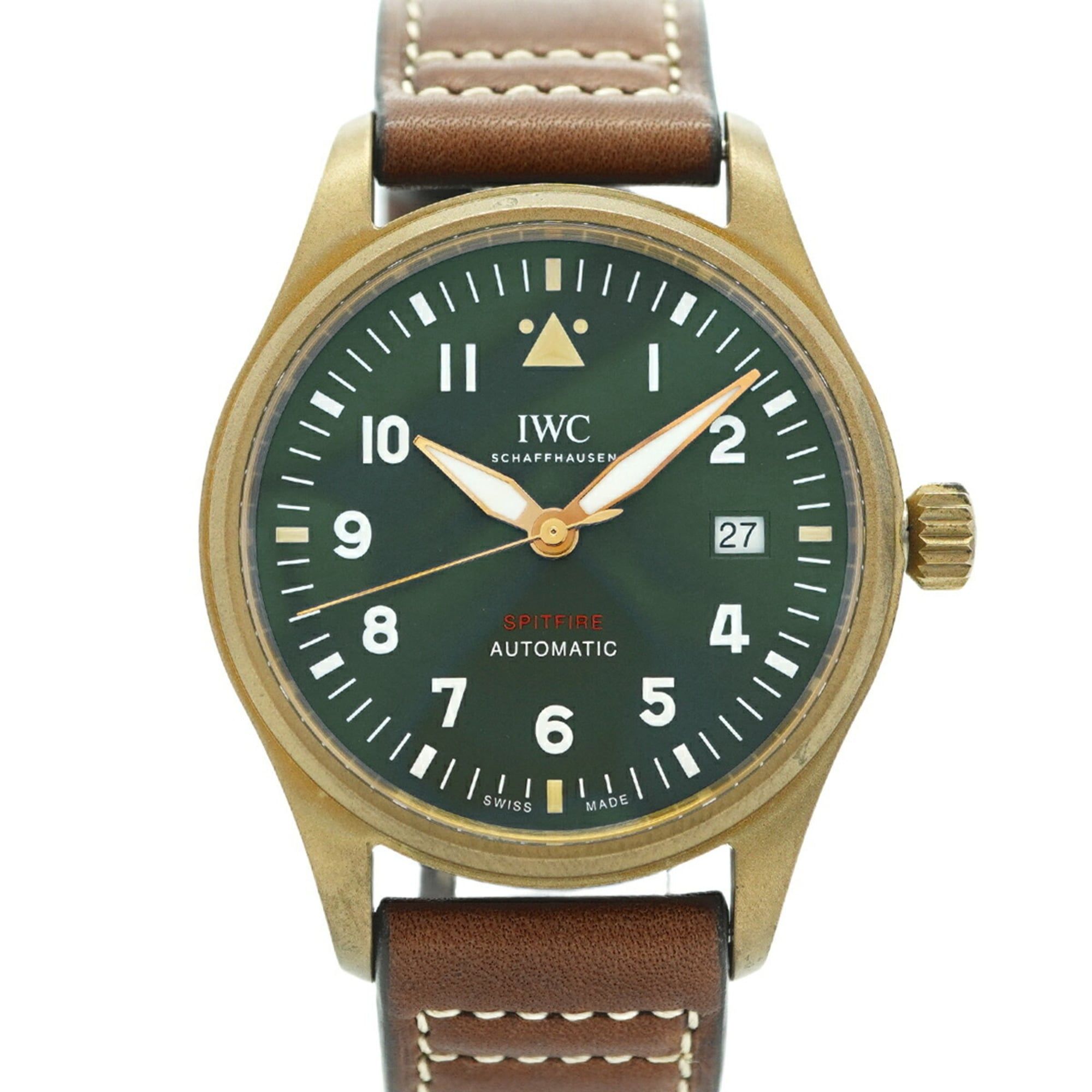 IWC Schaffhausen Pilot's Watch IW326802 Green Dial Men's