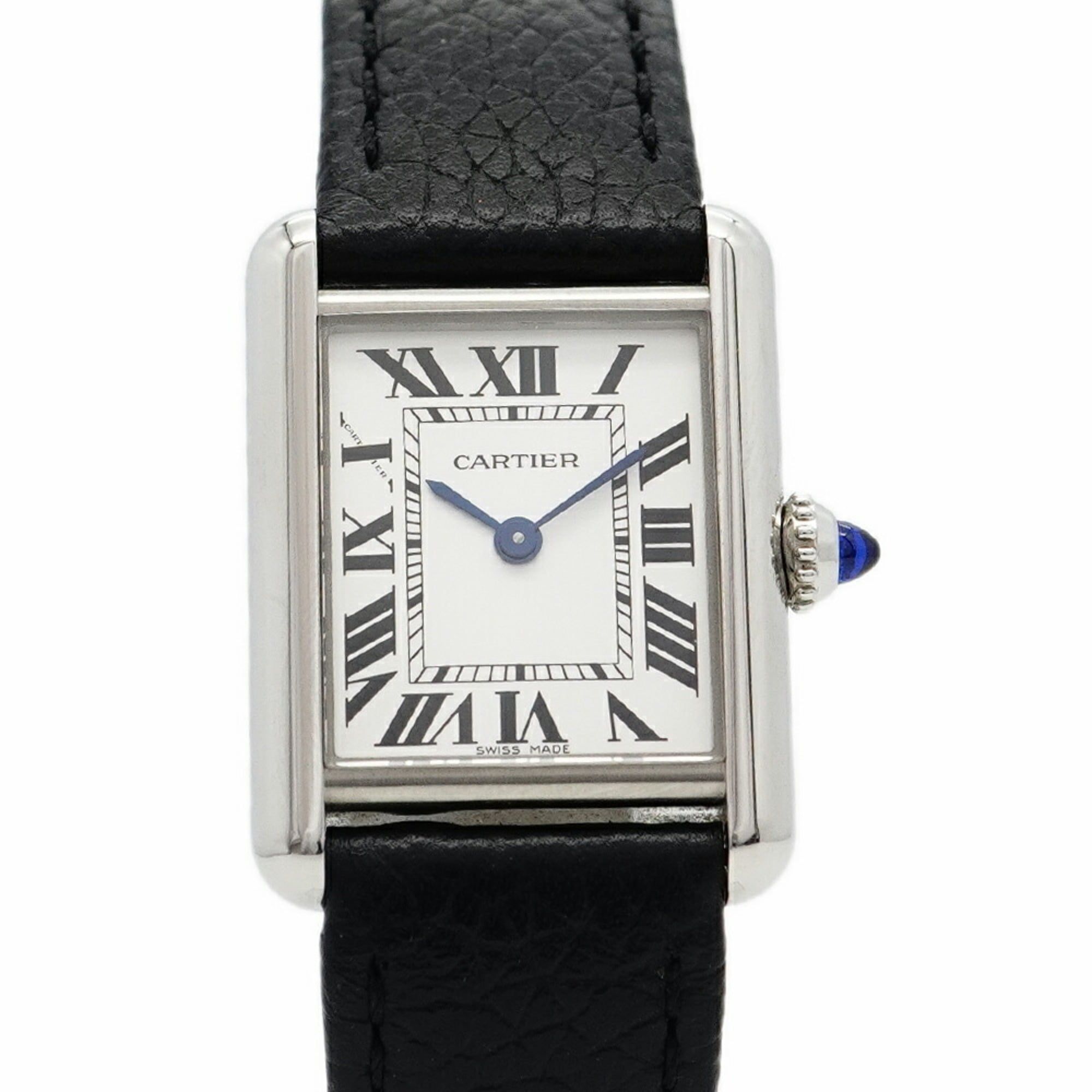 Cartier Tank Must SM WSTA0042 Silver Dial Women's Watch
