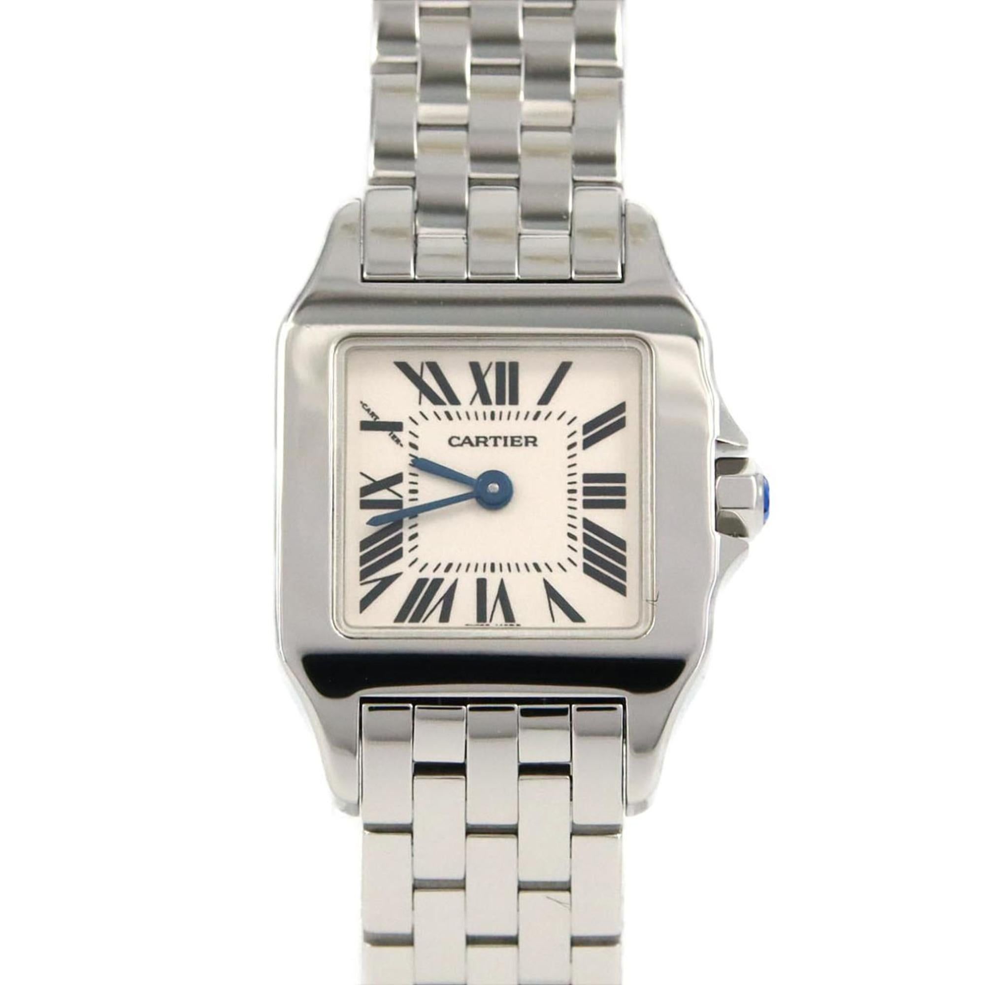 Cartier Santos de SM W25064Z5 Stainless Steel Quartz Watch