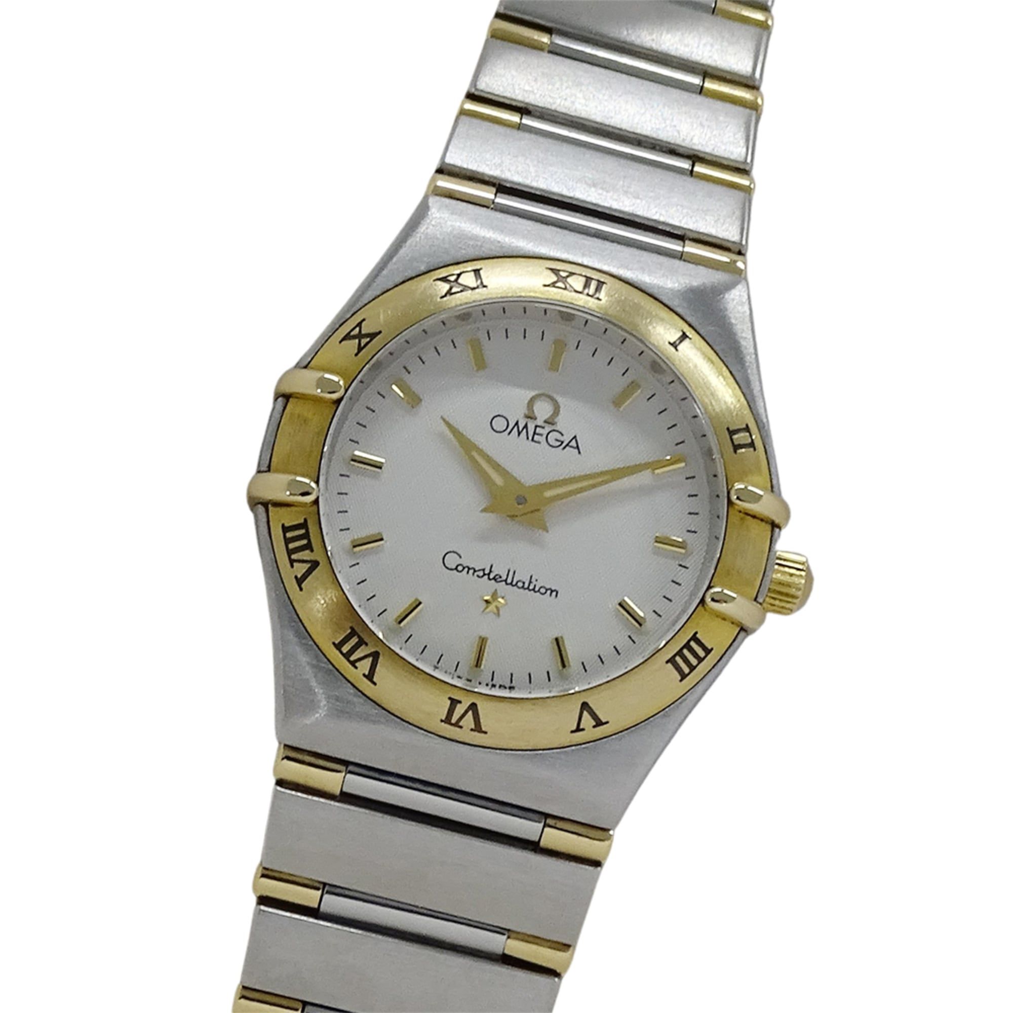 OMEGA Constellation 1372.30 Women's Quartz Watch, Stainless Steel, Gold, and Yellow Polished