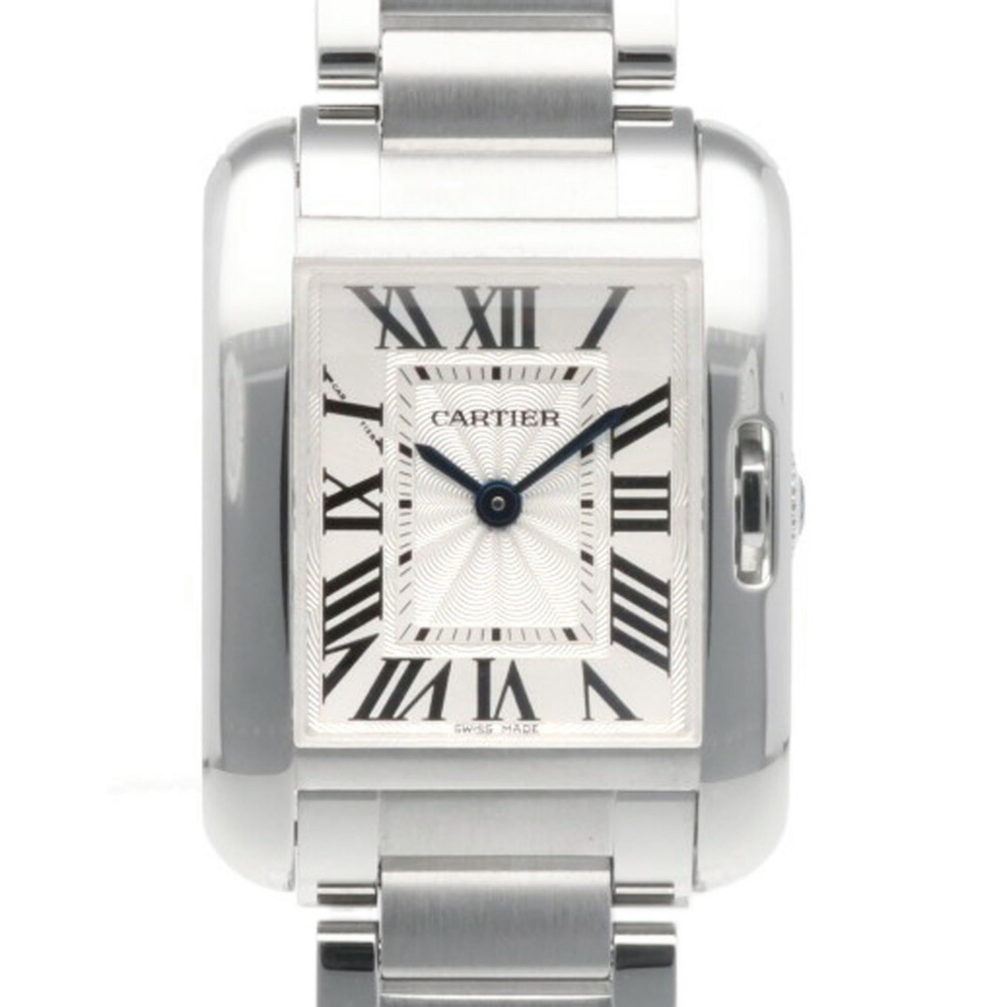 Cartier Tank Anglaise SM Watch, Stainless Steel 3485 Quartz, Women's CARTIER