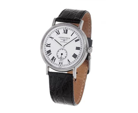 LONGINES watch mod. Presence for men, n. L480XXSteel case Circular dial in white with Roman numeration and spearhead needles.