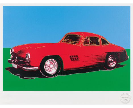  Andy Warhol* Cars Mercedes 300 SL Gulwing, 2007 Serigraphie auf Papier; gerahmt, 85,2 x 68,8 cm Stempel der Andy Warhol Foun