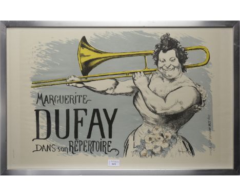 LOUIS ANQUETIN (AFTER)MARGUERITE DUFAY DANS SON REPERTOIRElimited edition lithograph after Edw. Ancourt, No. 1363 of 2000, 47