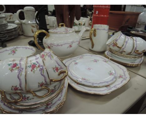 A Part Royal Albert tea service 'As supplied to queen Mary'