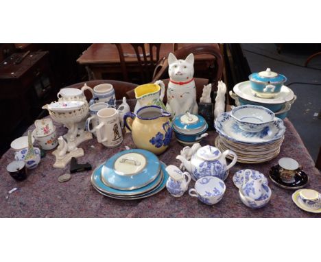 A ROYAL WORCESTER PART TEASET and a quantity of mixed ceramics